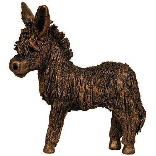 Donkey Foal Standing cold cast bronze sculpture Frith Veronica Ballan