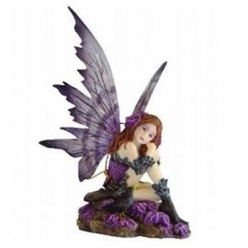Heather Purple Fairy Figurine Ornament