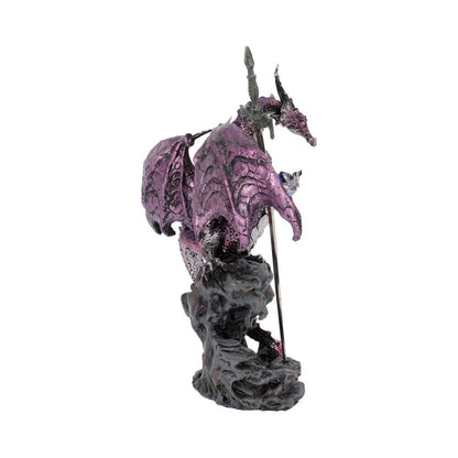 Purple Dragon Figure With Blade Sword Letter Opener By Nemesis Now