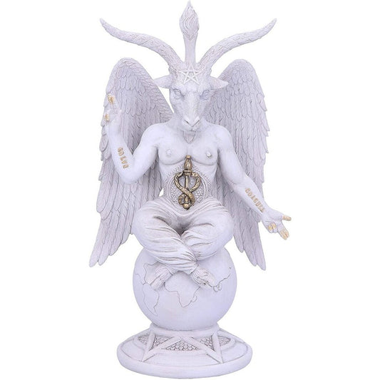 Dark Lord White Baphomet Figurine By Nemesis Now