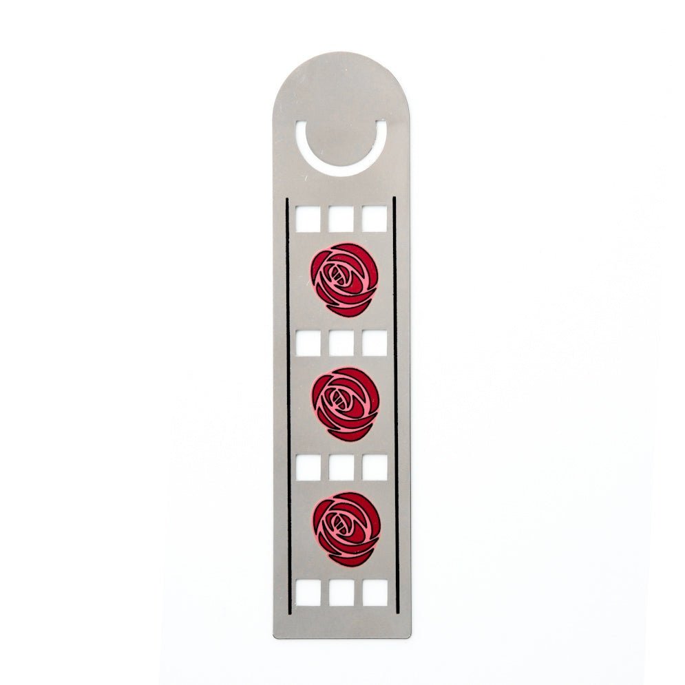 Pen Bookmark Set Mackintosh Red Roses Presentation Box