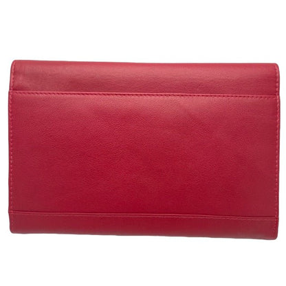 Leather Lockable Travel Wallet & Passport Holder In Red