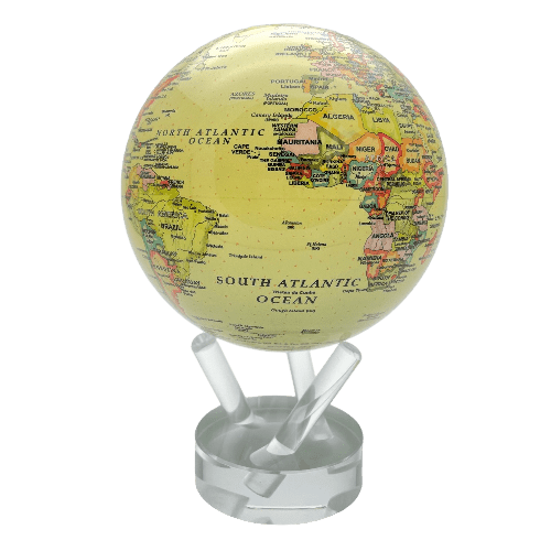 MOVA Antique Beige Map 4.5" Globe