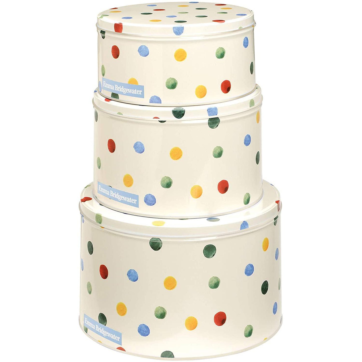 Emma Bridgewater Polka Dot Set Round Cake Tins