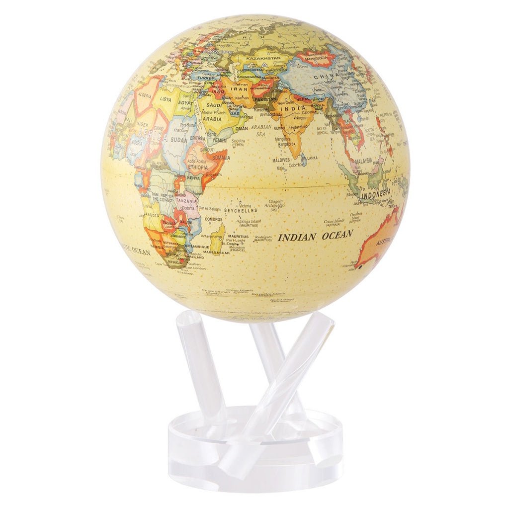 MOVA Antique Beige Map Globe