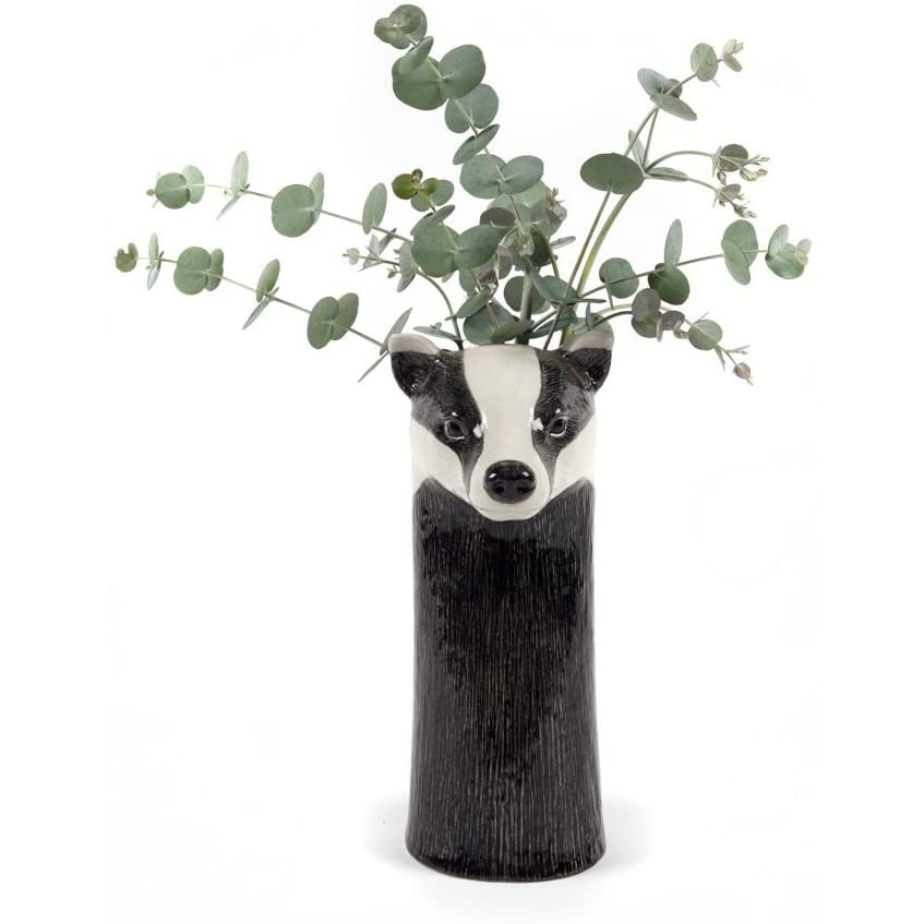 Badger Flower Vase Quail Ceramics