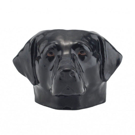 Black Labrador Face Egg Cup