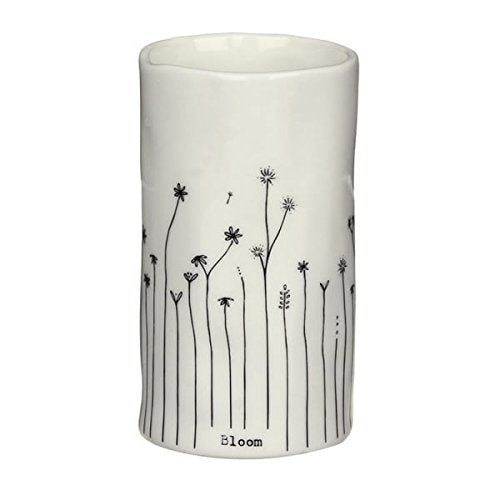 East India Porcelain Bloom Bud Flower Vase