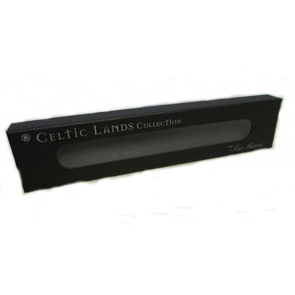 Black Silver Celtic Bird Design Slimline Ballpoint Pen
