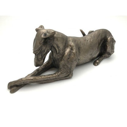 Frith Chester Lurcher Thinking Dog Sculpture Harriet Dunn