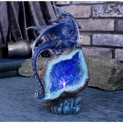 Blue Dragon Crystal Light Ornament Cobalt Custodian