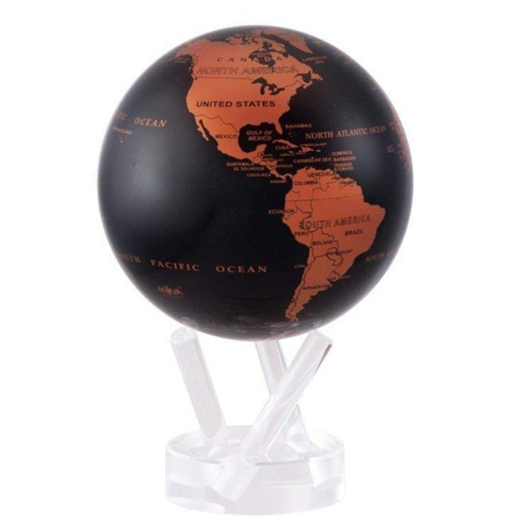 MOVA Black Copper Map Globe