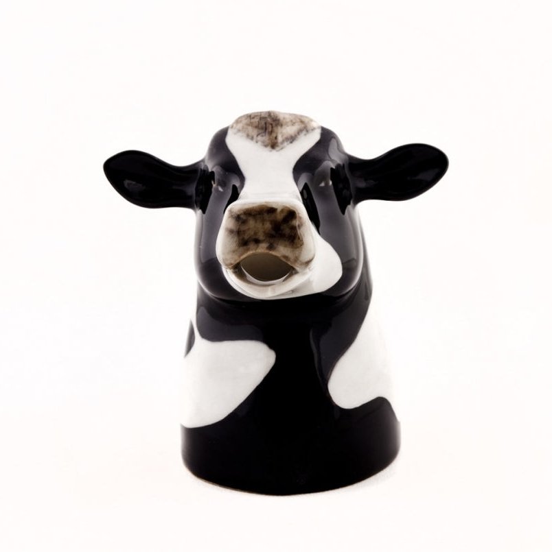 Friesian Cow Jug Small Quail Ceramics