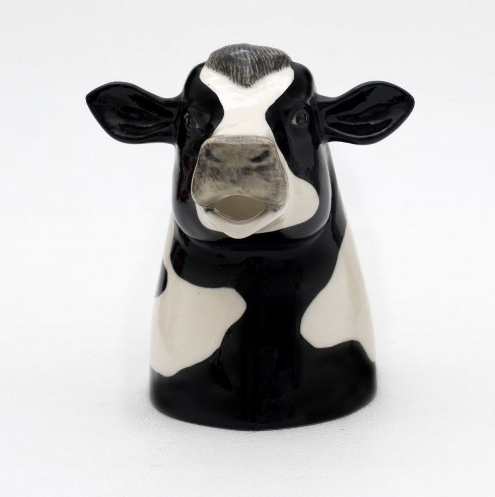 Friesian Cow Jug Medium Quail Ceramics