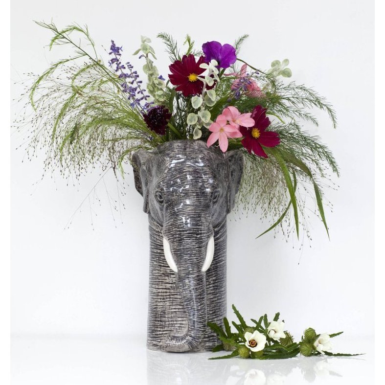 Elephant Flower Vase Quail Ceramics