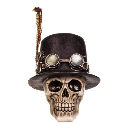 Steampunk Aristocrat Man Skull Ornament Nemesis Now