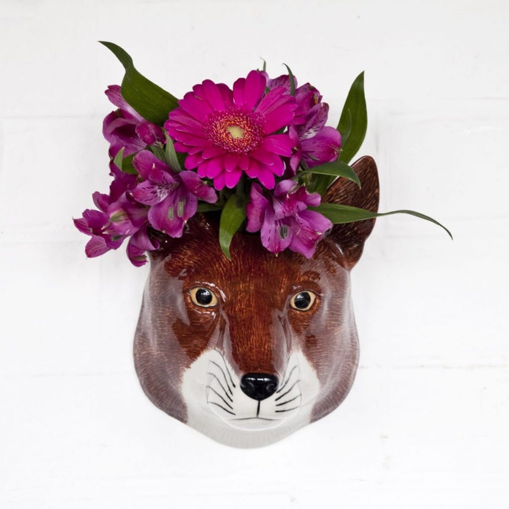 Fox Wall Vase