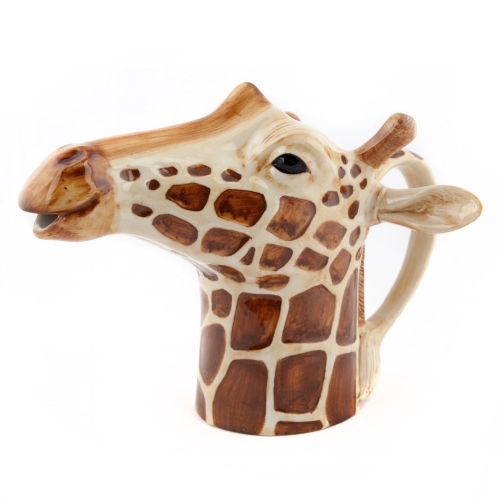 Ceramic Giraffe Jug Large Size Quail