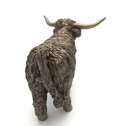 Frith - Highland Cow Standing Medium Sculpture By Veronica Ballan