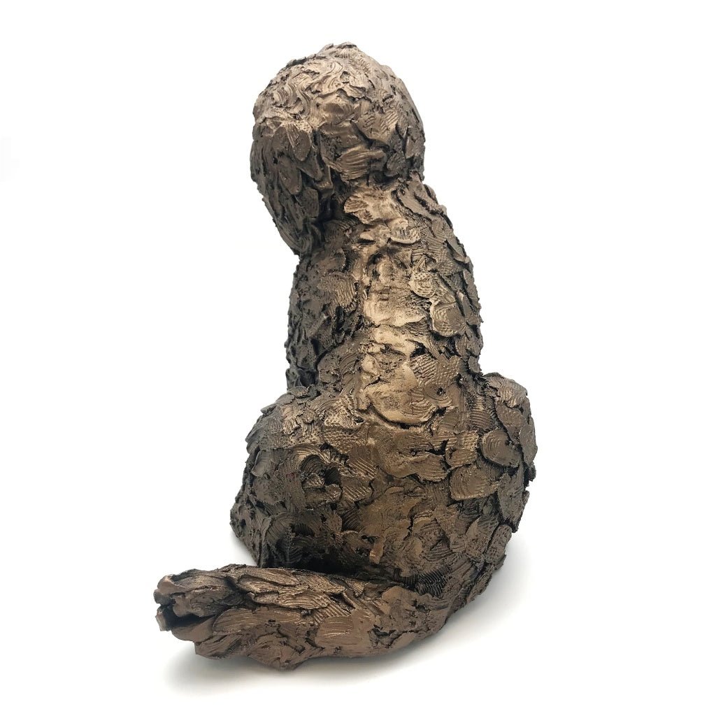 Frith - Lucy Cockapoo Dog Sculpture By Adrian Tinsley