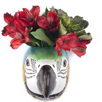 Macaw Parrot Wall Vase