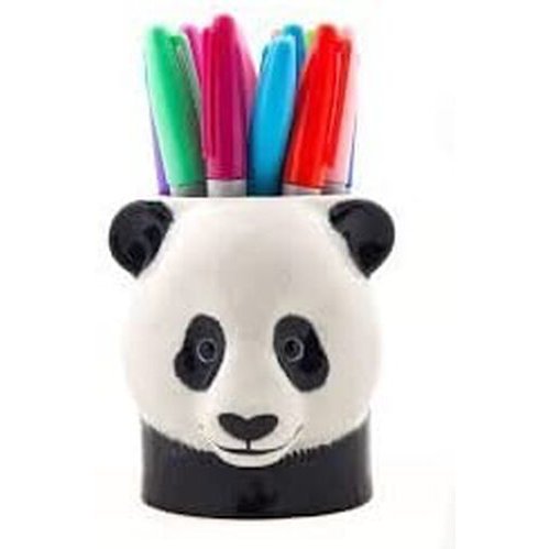 Ceramic Panda Face Pencil Pot Quail