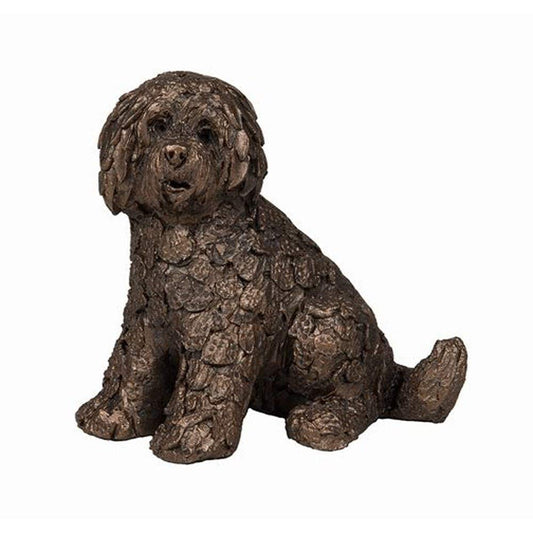 Frith - Shorty Labradoodle Dog Sculpture By Adrian Tinsley