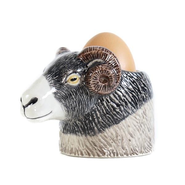 Ceramic Swaledale Sheep Face Egg Cup Quail
