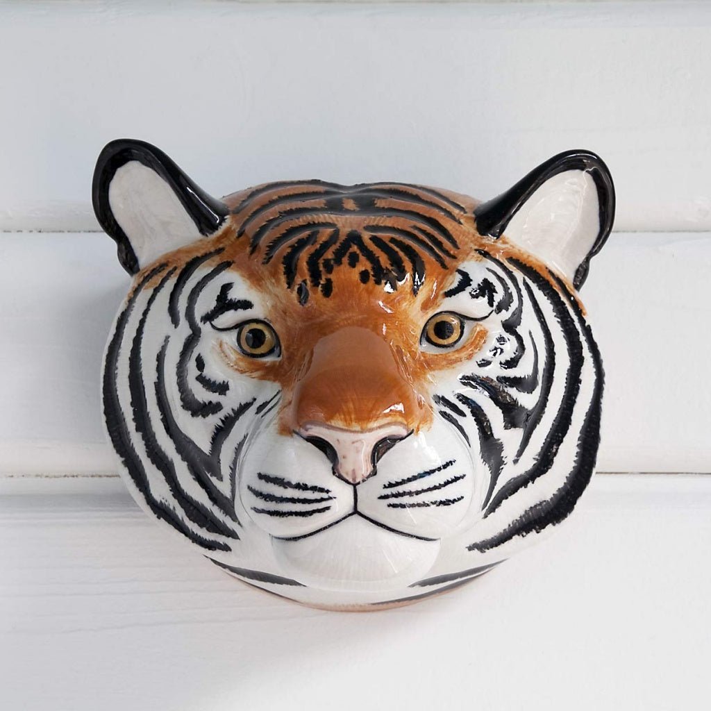 Tiger Wall Vase Quail Ceramics