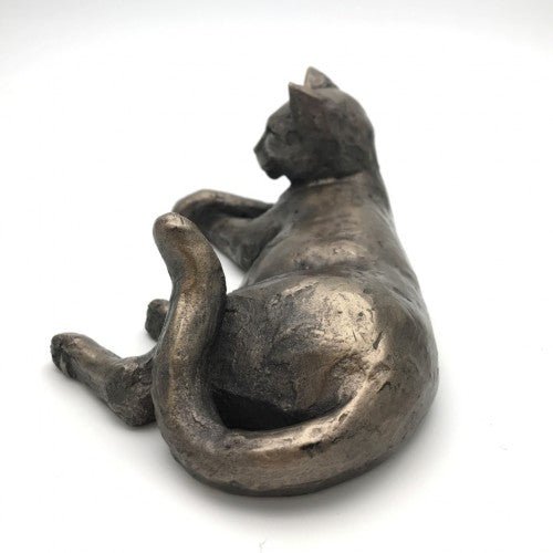 Frith Tinkabelle Laying Cat Sculpture Paul Jenkins