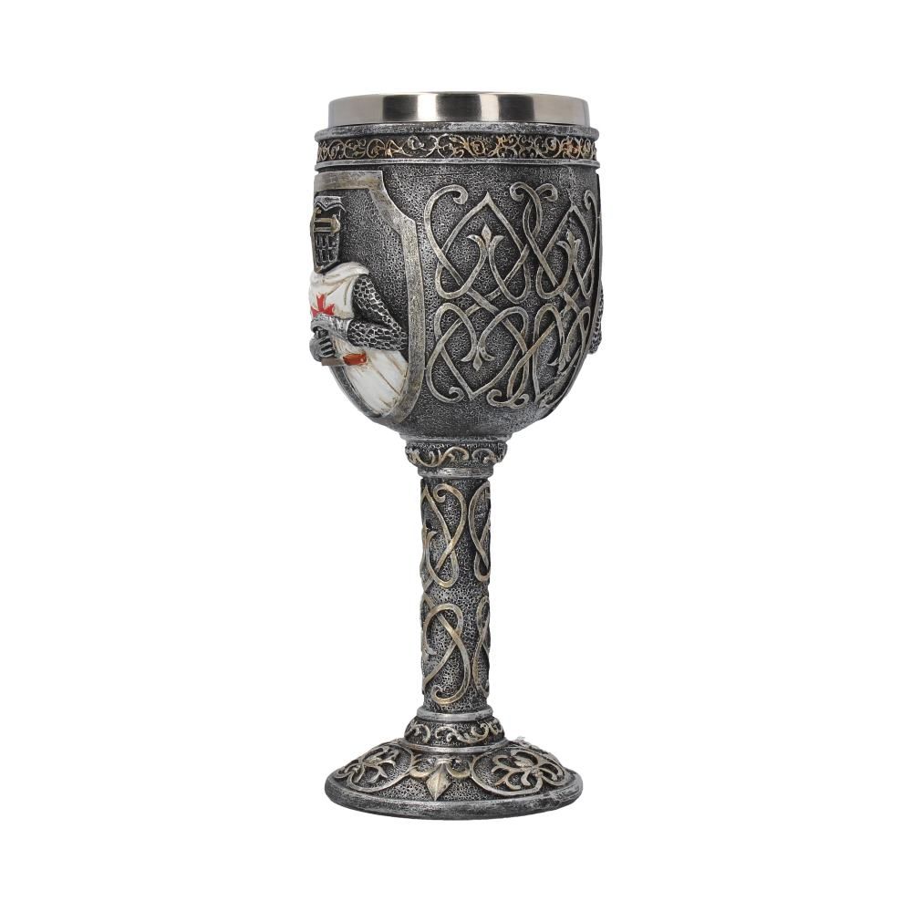 Templars Knight Goblet Medieval Cup Nemesis Now