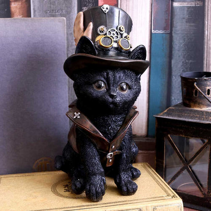Cogsmith Steampunk Cat Figure Nemesis Now