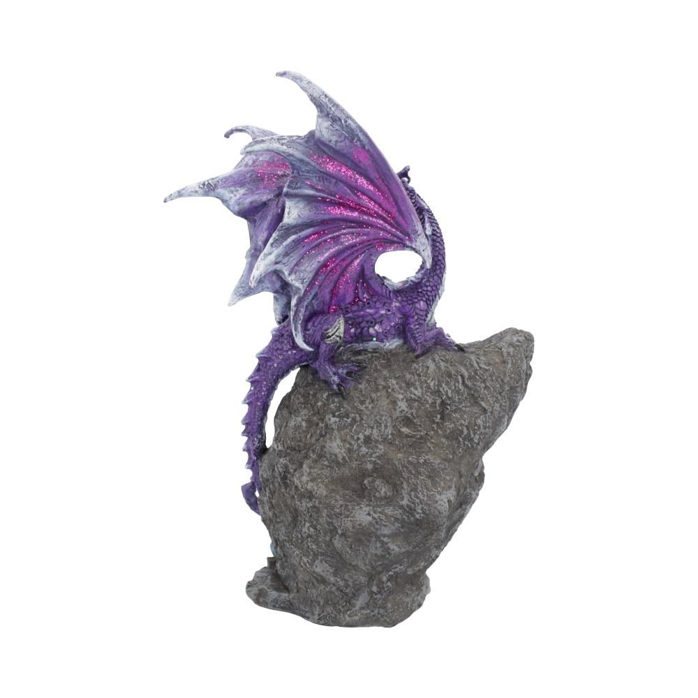 Purple Dragon Crystal Light Ornament Amethyst Custodian